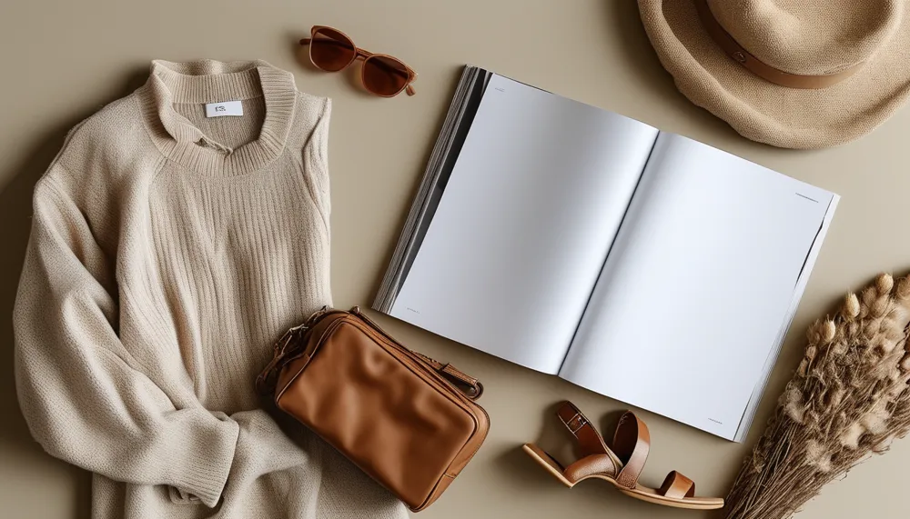 Styling flat lay